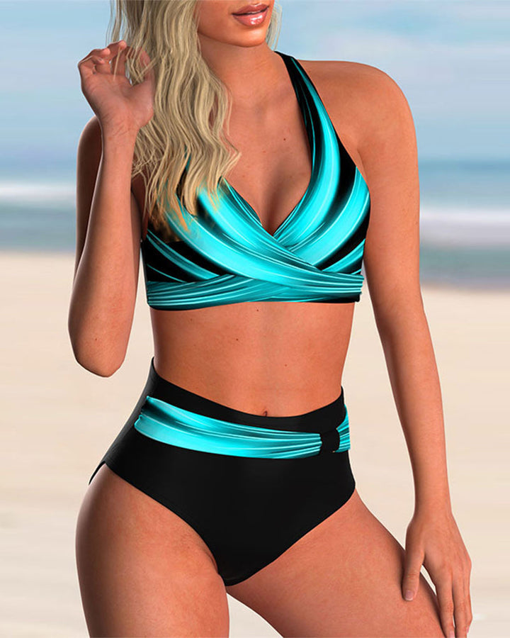 CLARA | Elegante Bikini met Levendige Print