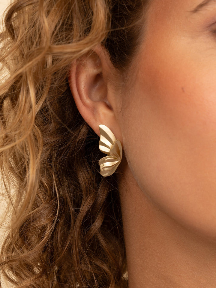 Butterfly Push Back Oorbellen
