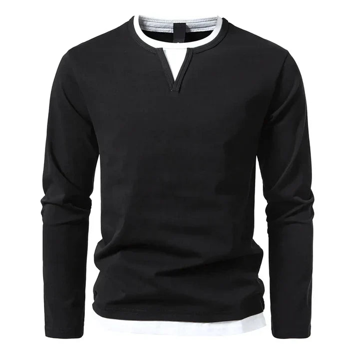 PATRICK | Premium Longsleeve van gekamd katoen