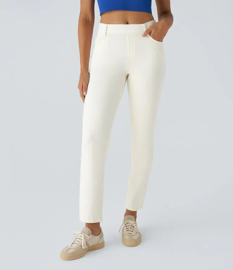 MAÏRA | Hoge Taille Ultra Comfortabele Broek met Casual Chic Stijl