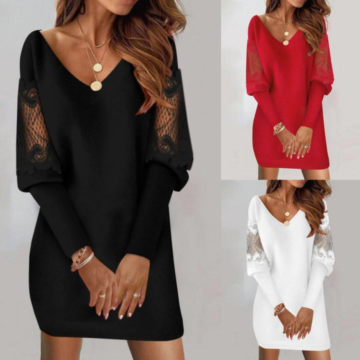 ARINA™ | Jurk met Kant Mouwen
