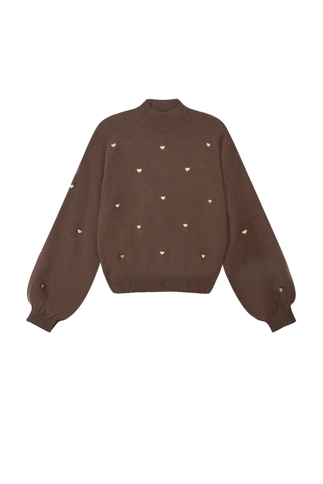 Acryl Gebreide Trui Casual Hart Patroon Herfst/Winter