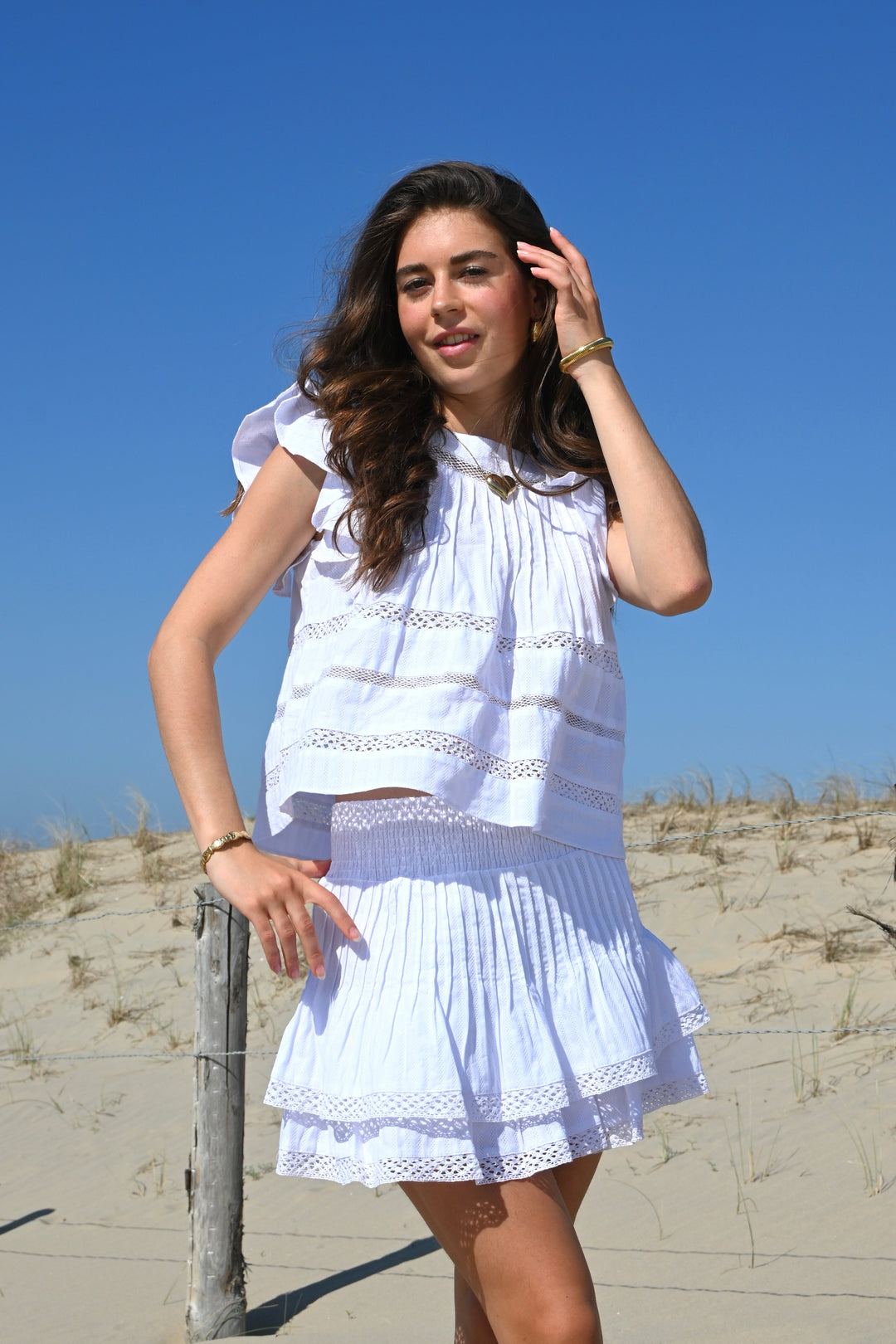 Zala skort - wit