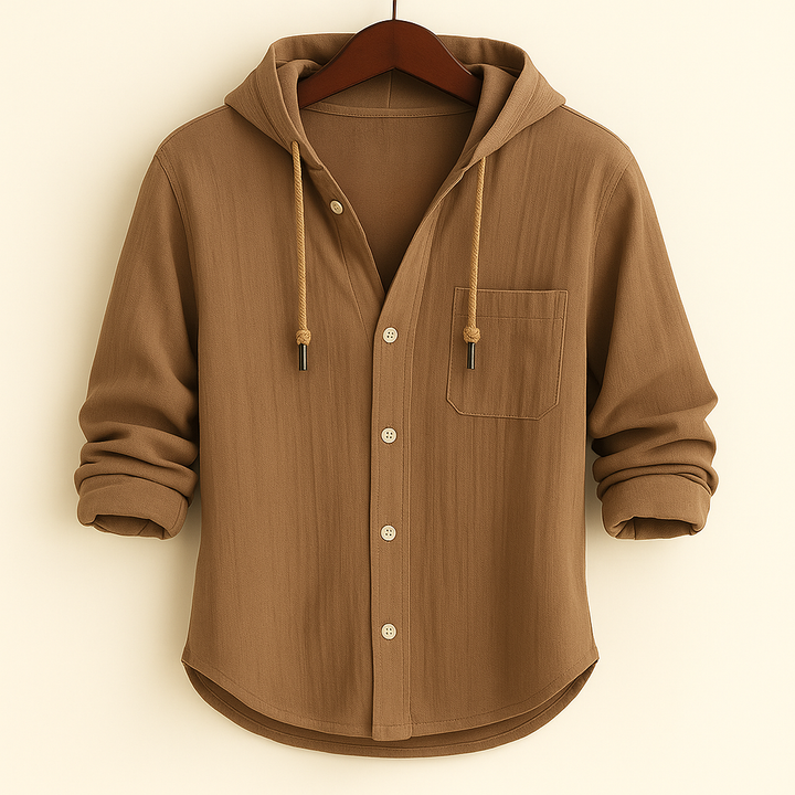 MARINO | Overhemd met Capuchon voor Modern Comfort en Veelzijdige Stijl