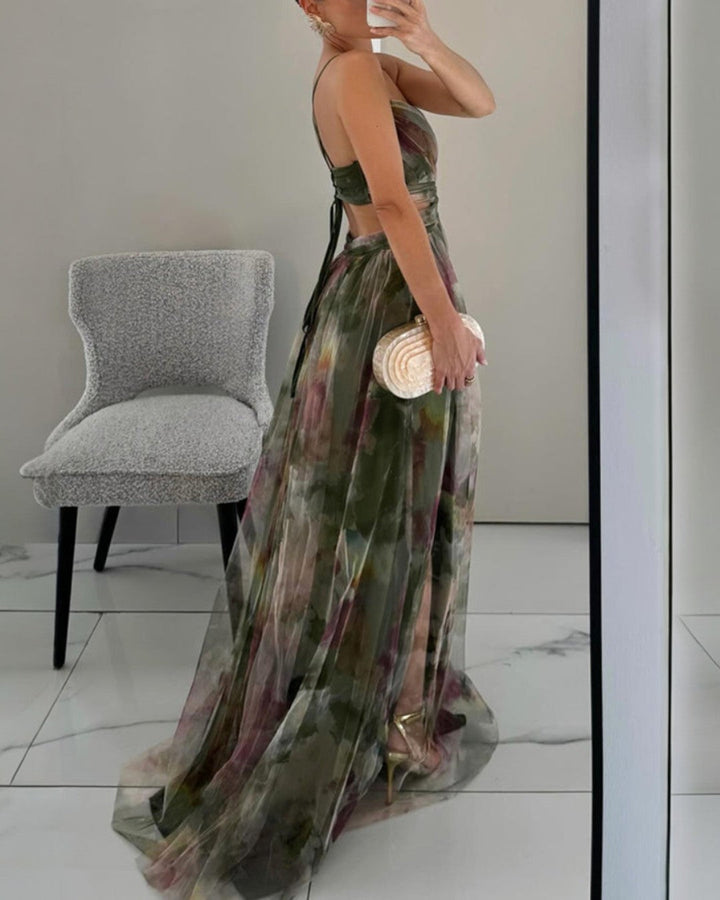 LARA | Maxi Jurk met Flatterende Pasvorm