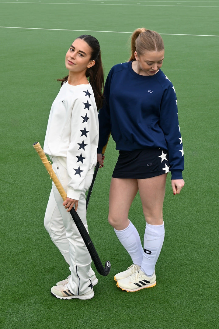 Trainings tiger sweater - wit