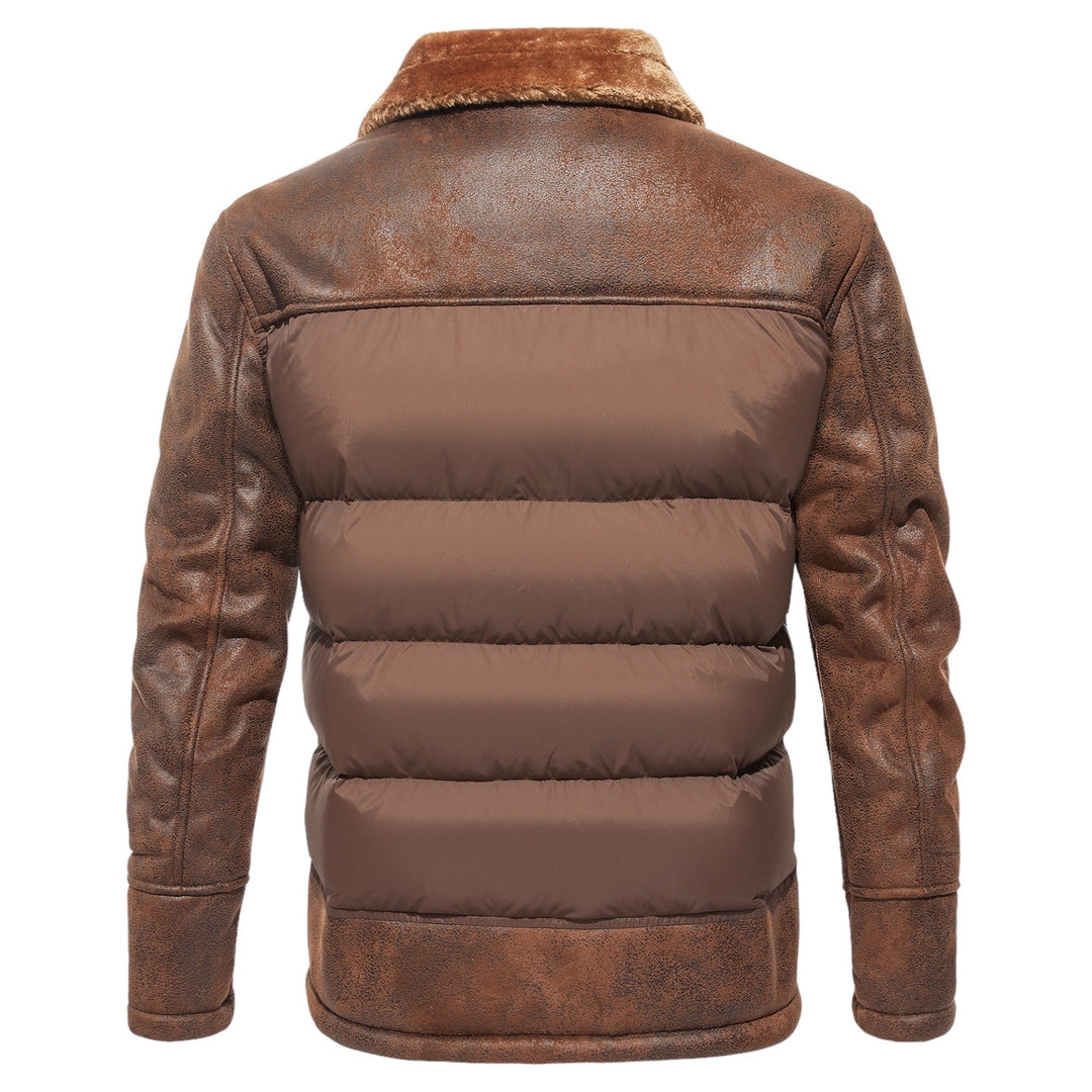 NICO™ | Elegante & Rustieke Leren Doudoune
