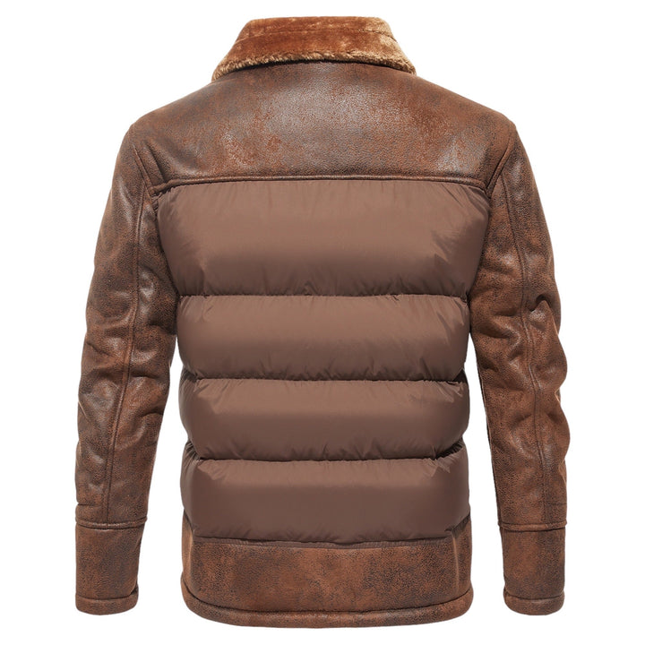NICO™ | Elegante & Rustieke Leren Doudoune