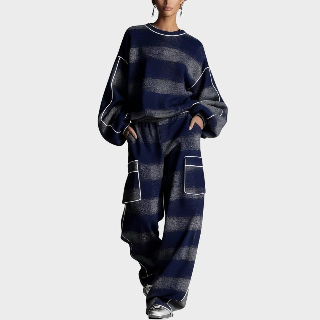 FLORA™ | Jersey- en Broekset met ultiem comfort en flatterende look voor dagelijks en reizen