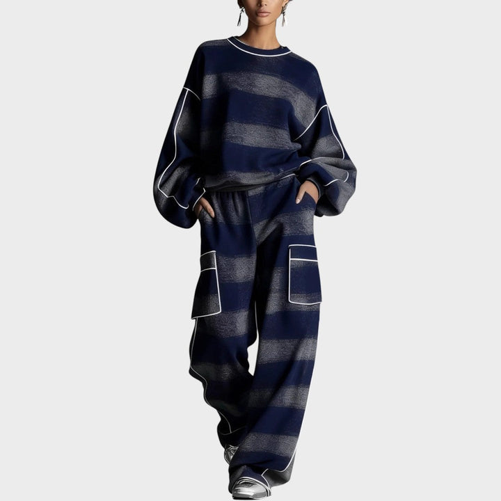 FLORA™ | Jersey- en Broekset met ultiem comfort en flatterende look voor dagelijks en reizen