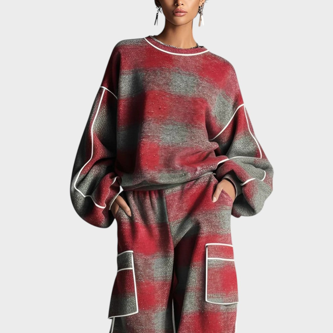 FLORA™ | Jersey- en Broekset met ultiem comfort en flatterende look voor dagelijks en reizen