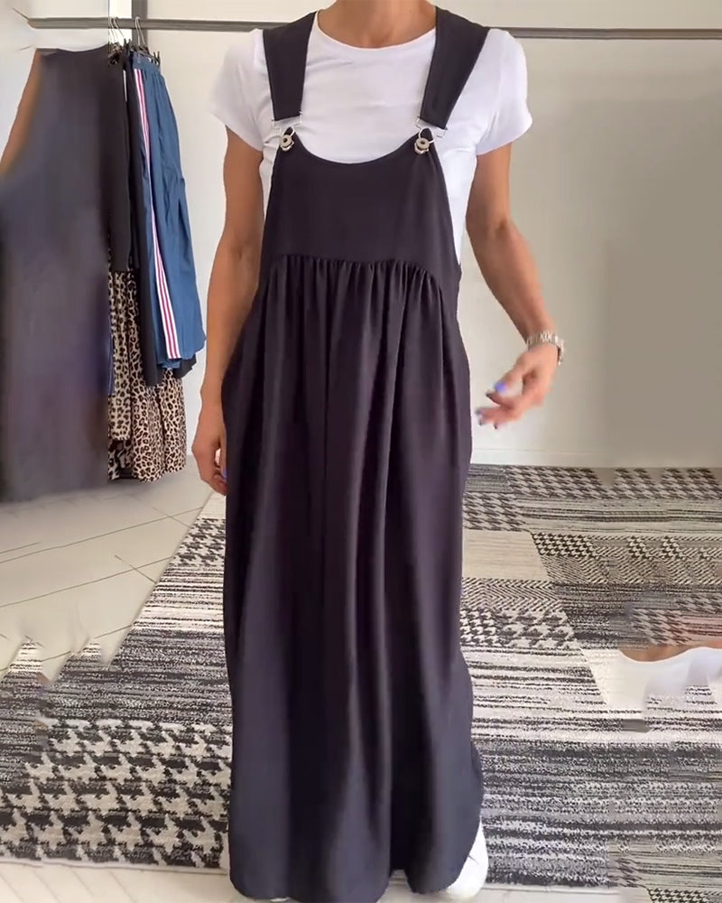 KARA | Casual-Chic Mouwloos Vloeiend Jurk