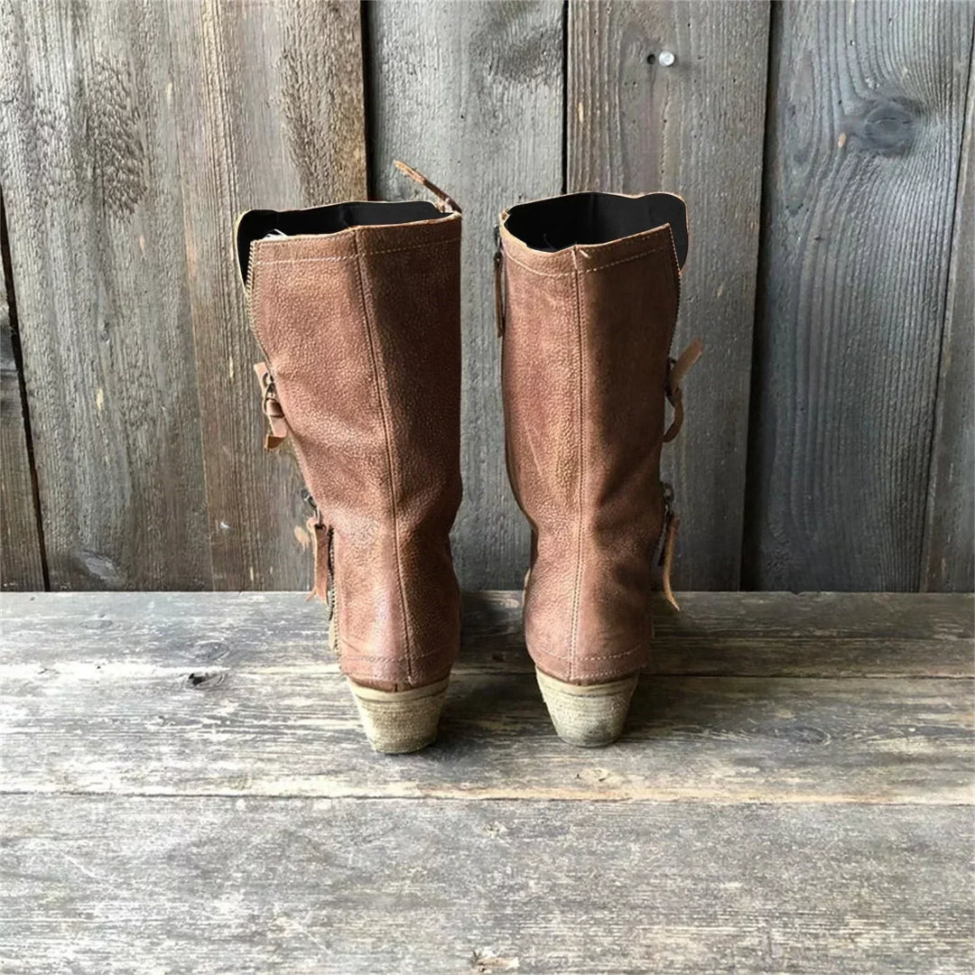 LILA | Dameslaarzen met Elegantie en Comfort voor de Herfststijl van Elke Dag