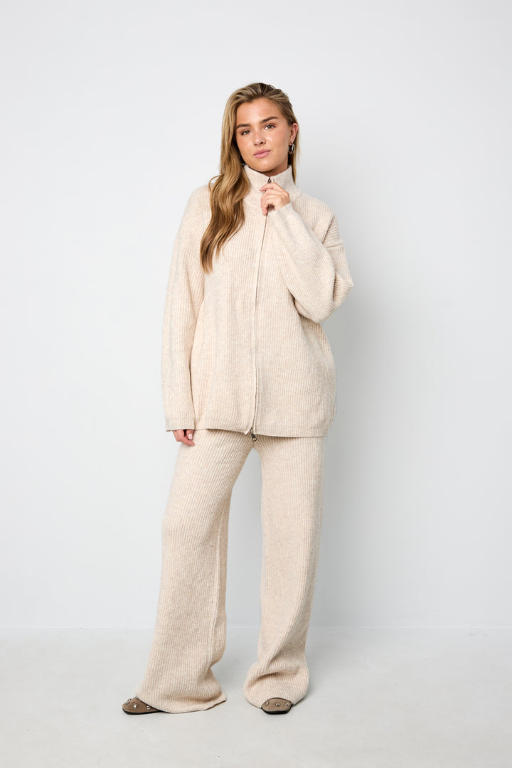 De winterse co-ord set-top