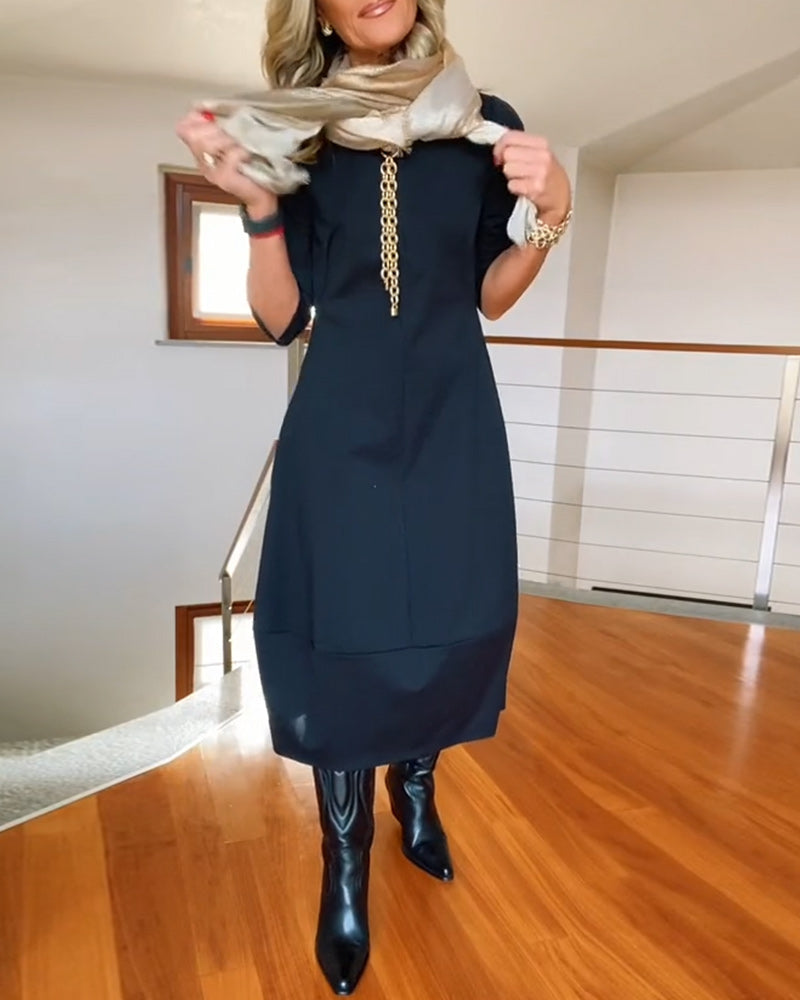 VANESSA | Elegante Maxi Jurk die het Silhouet Verfijnt en Dagelijks Comfort Biedt