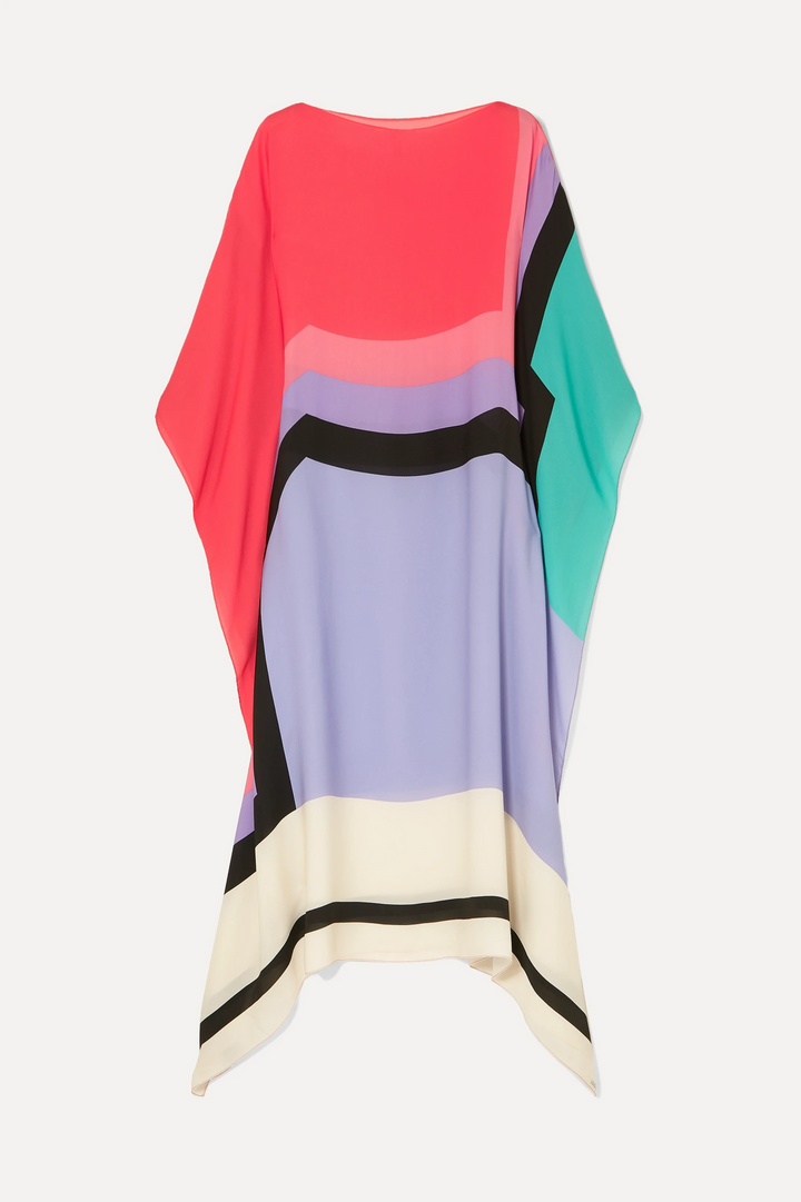 JADA | Boho Chic Caftan met Grafische Print