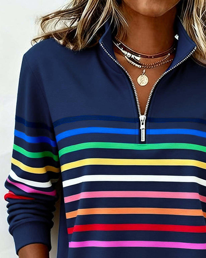 NINA | Casual Sweater met Comfort en Kleurrijke Stijl voor Elke Dag