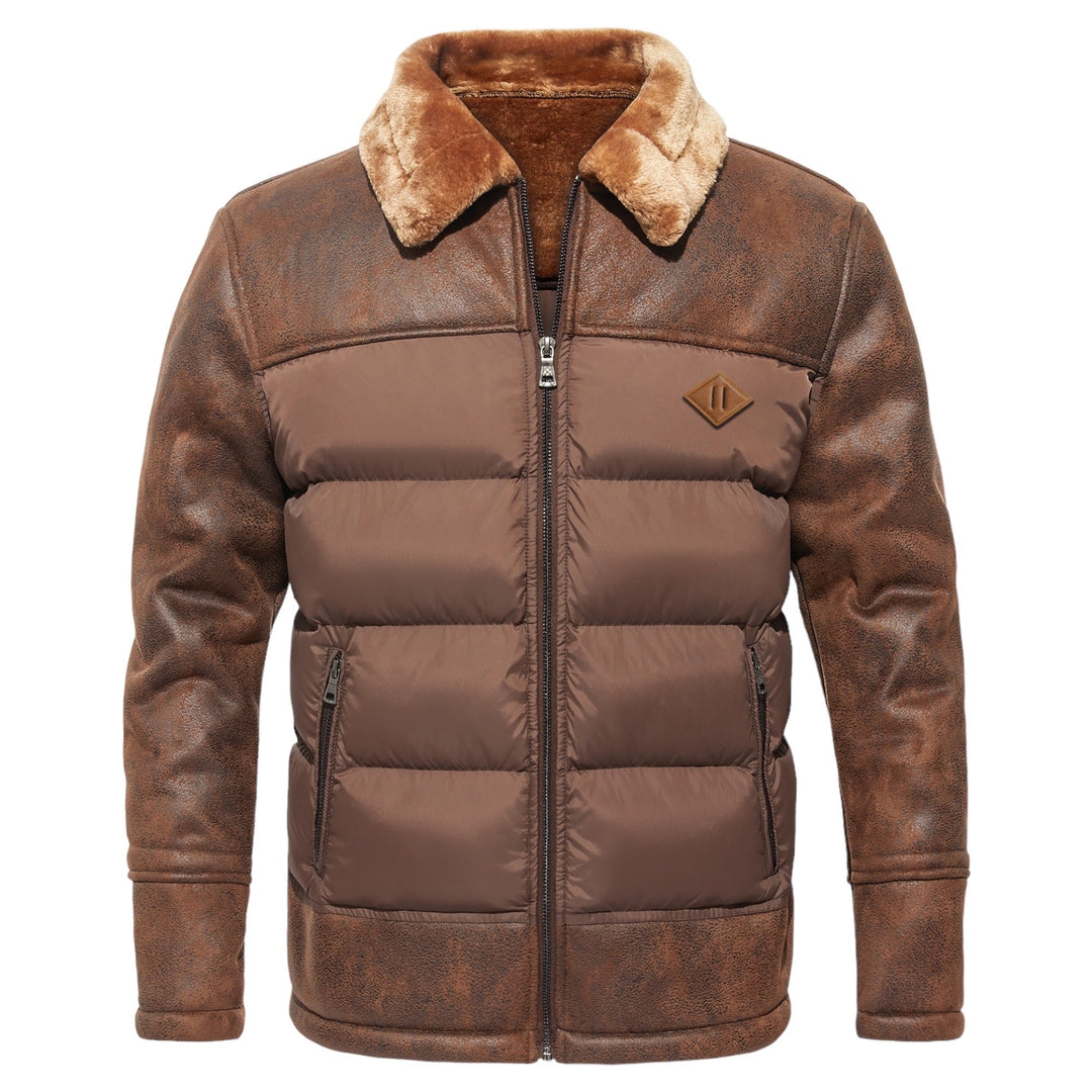 NICO™ | Elegante & Rustieke Leren Doudoune