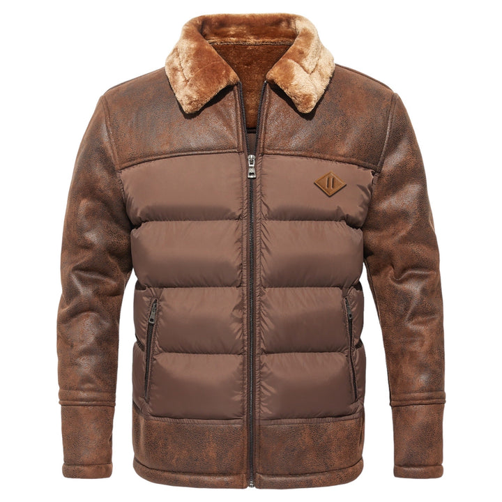 NICO™ | Elegante & Rustieke Leren Doudoune