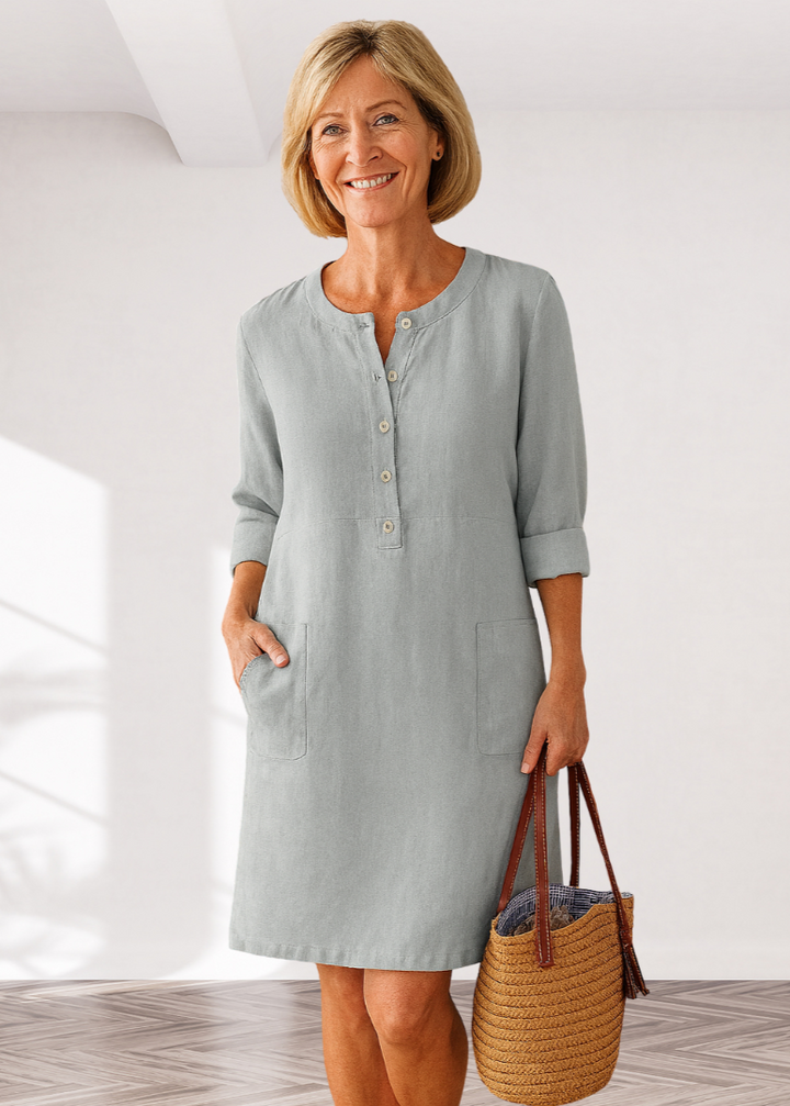 MIO | Casual Damesjurk met Relaxte Pasvorm en Tijdloze Look voor Elke Dag