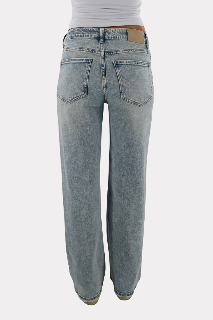 Bowie mid waist jeans - blauw