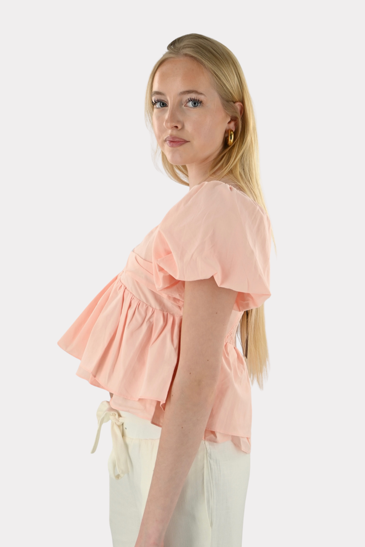 Blush blouse - licht roze