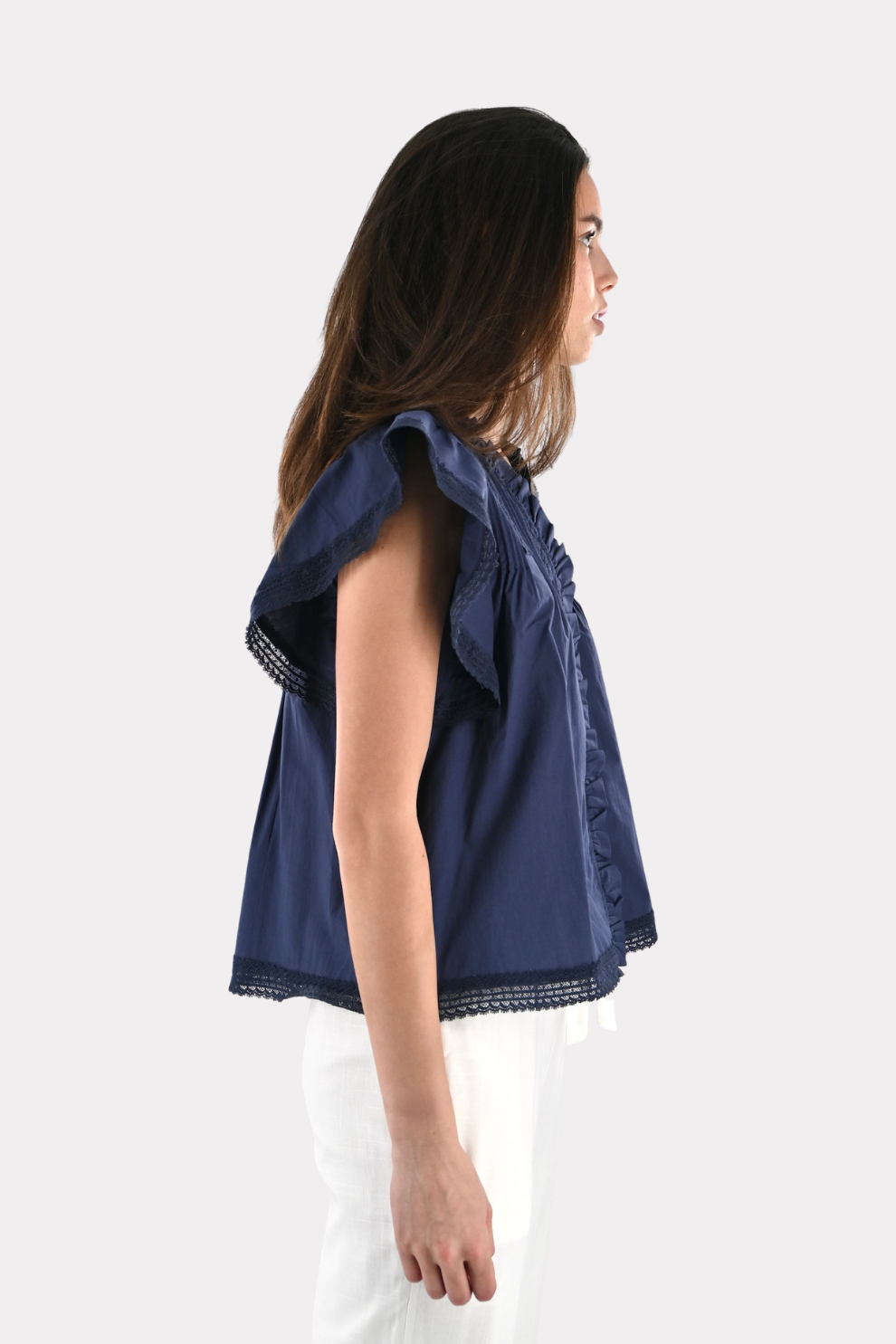 Sol blouse - navy