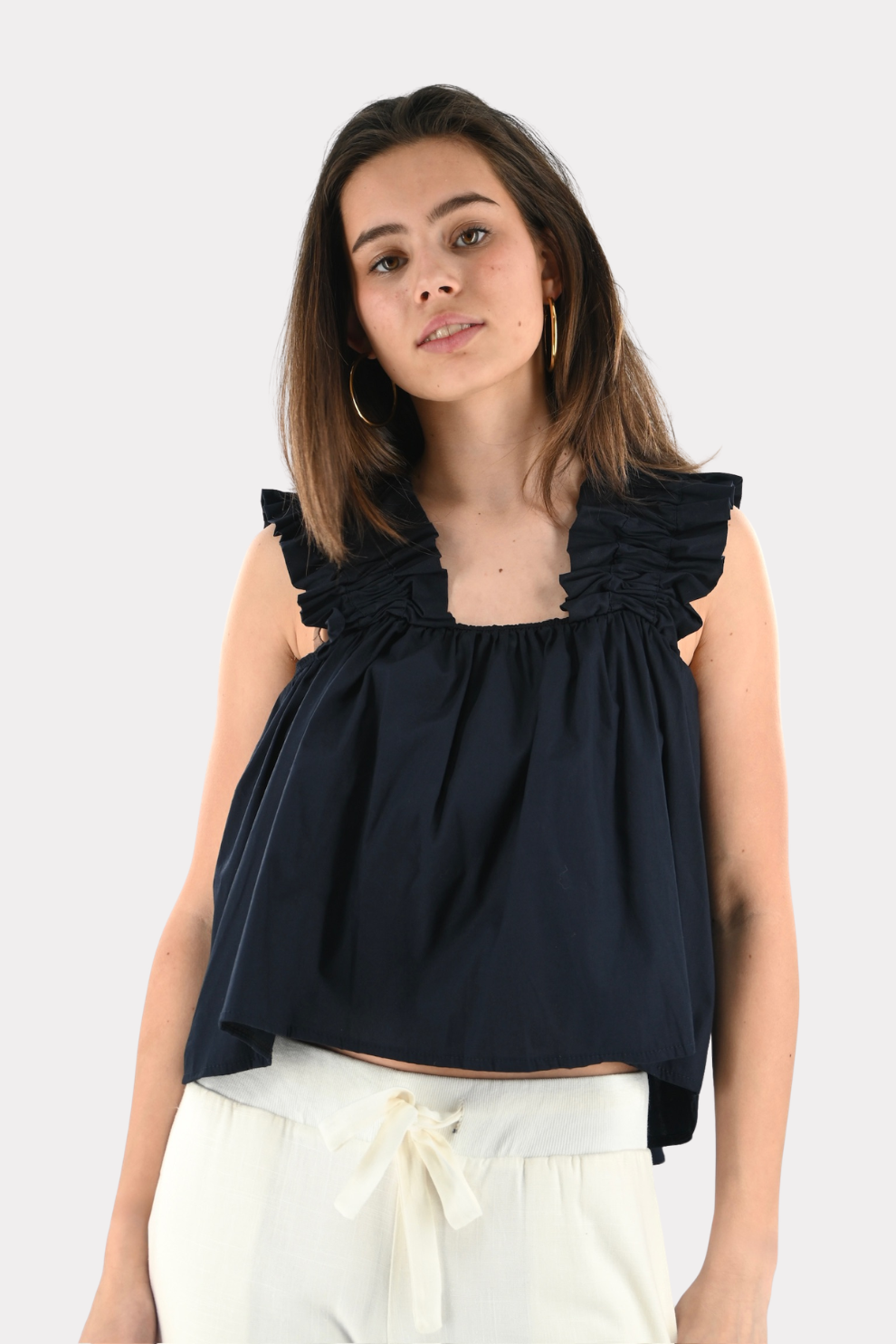 Bubble top - navy