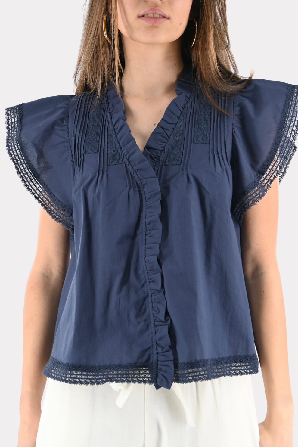 Sol blouse - navy