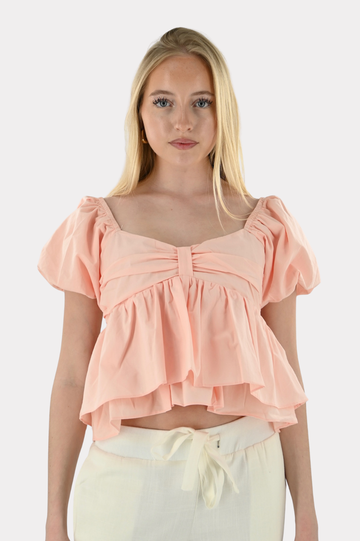 Blush blouse - licht roze