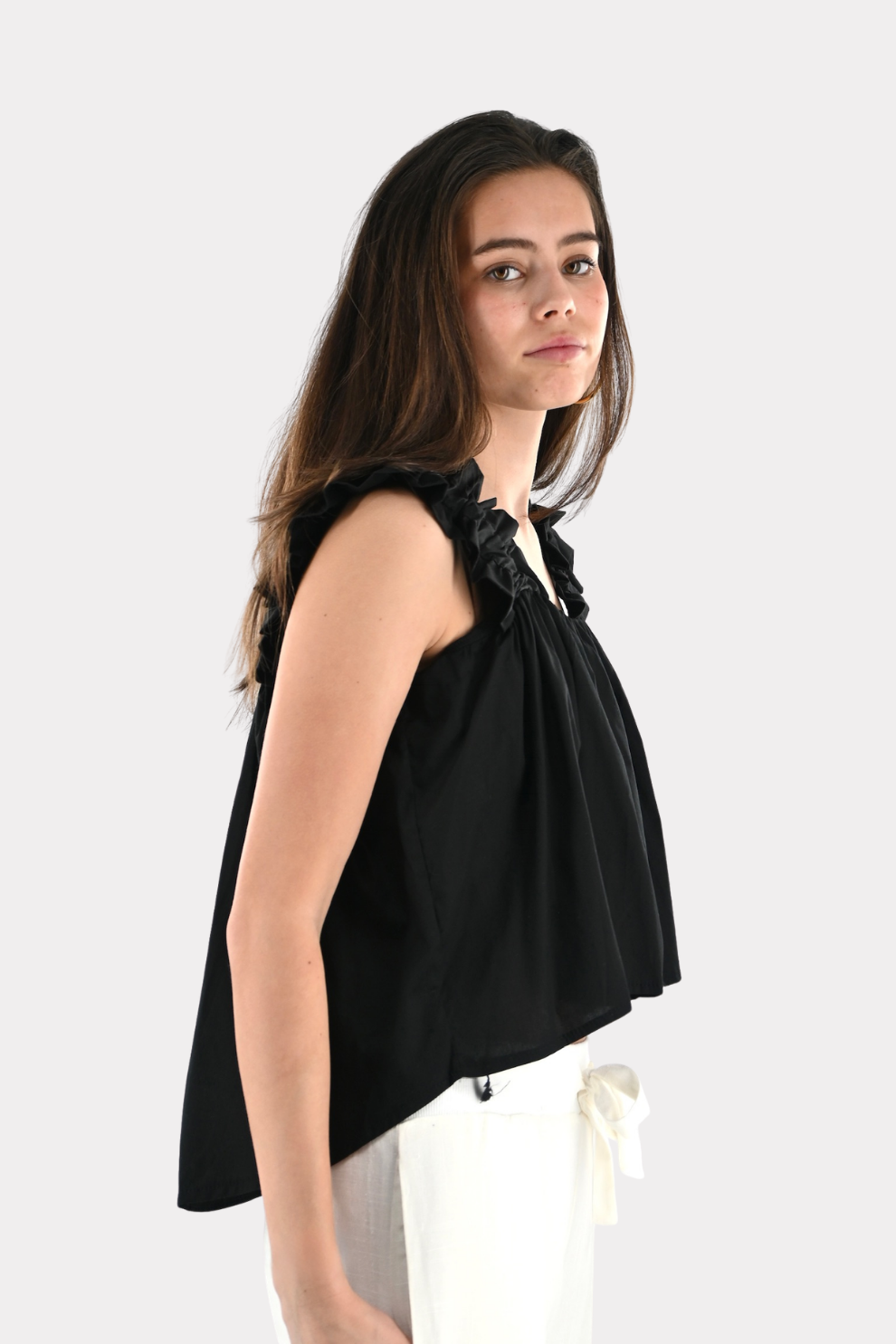 Bubble top - zwart