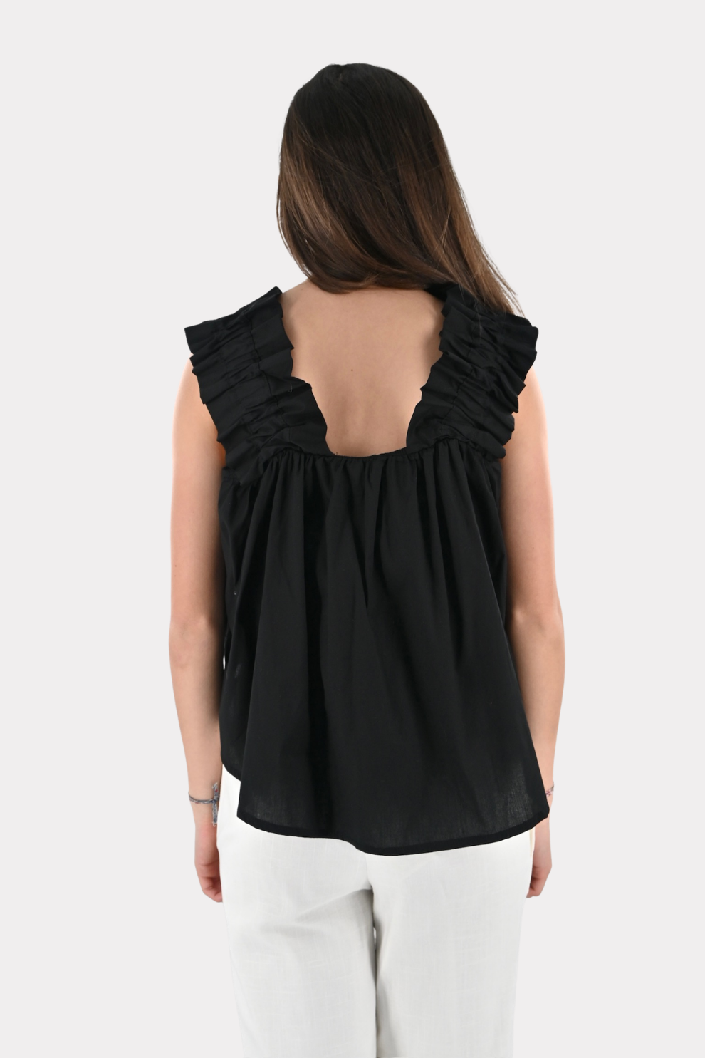 Bubble top - zwart