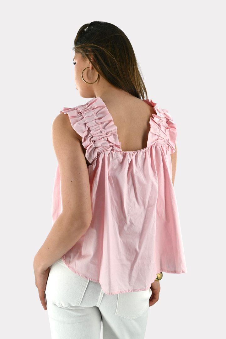 Bubble top - licht roze