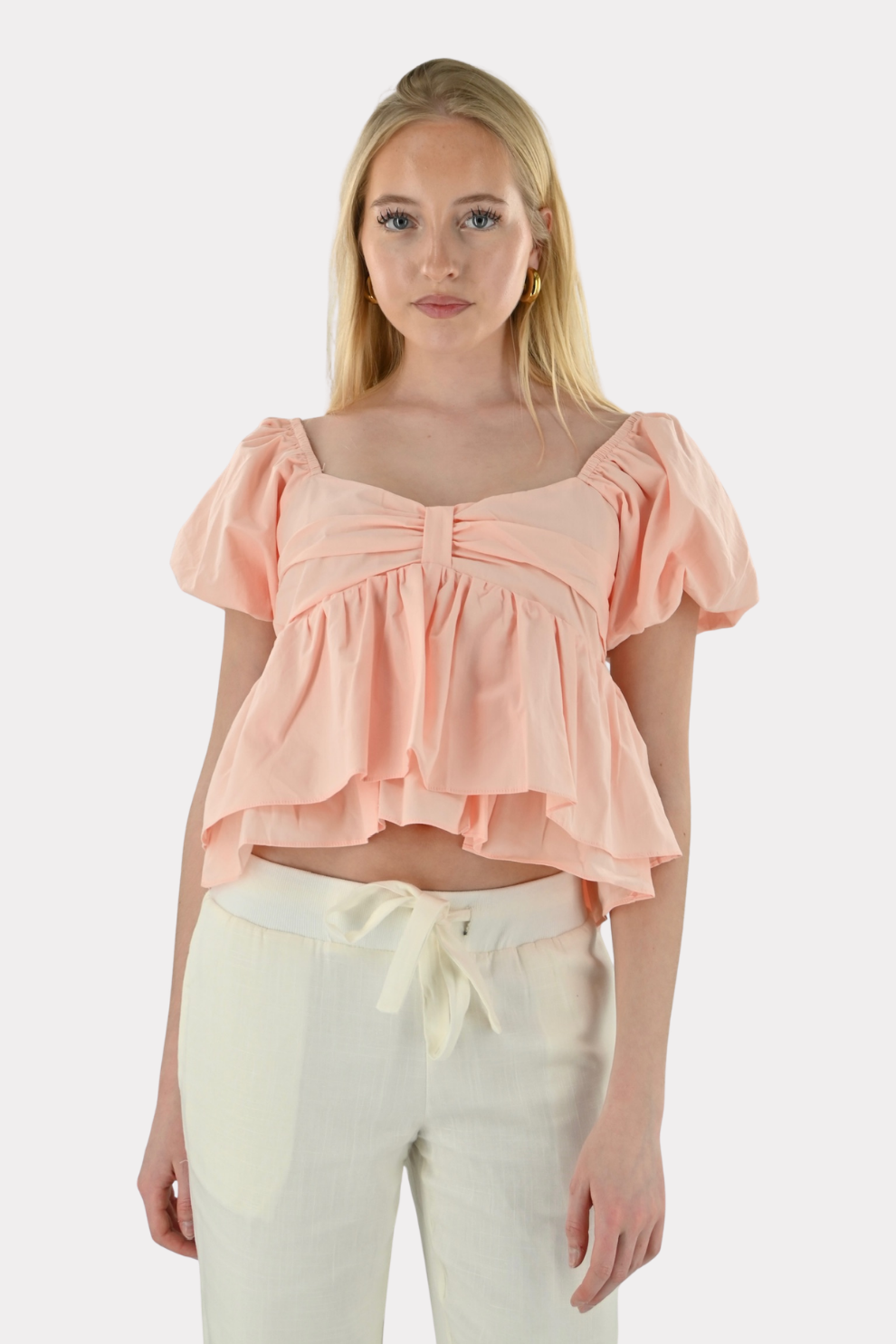 Blush blouse - licht roze