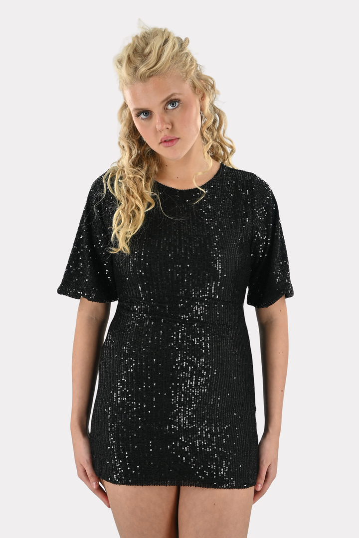 Disco dream dress - zwart