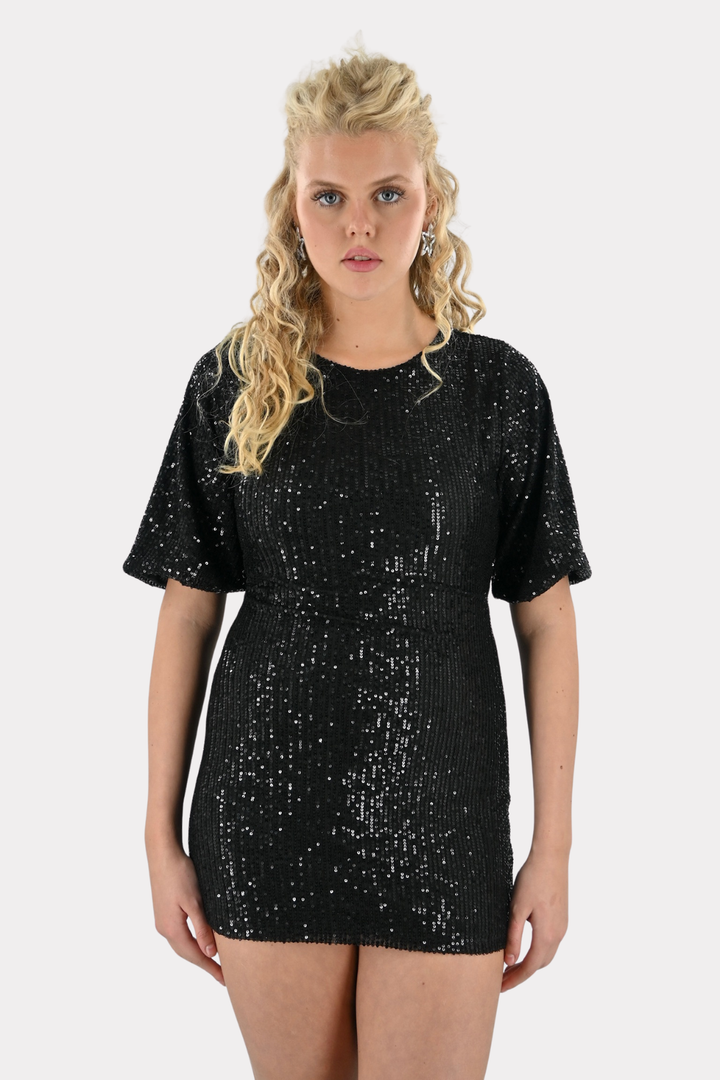 Disco dream dress - zwart