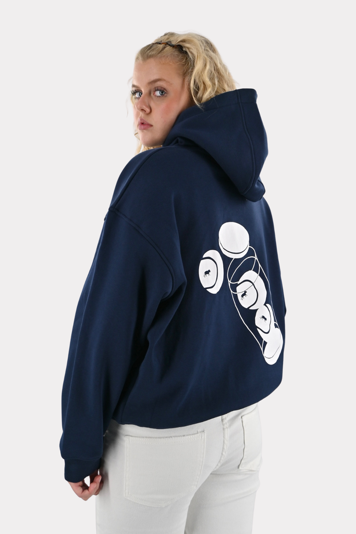Match point hoodie - navy