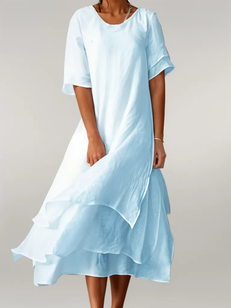 MARIE ⏐ Elegante en Vloeiende Lange Jurk voor een Moeiteloze Stijl