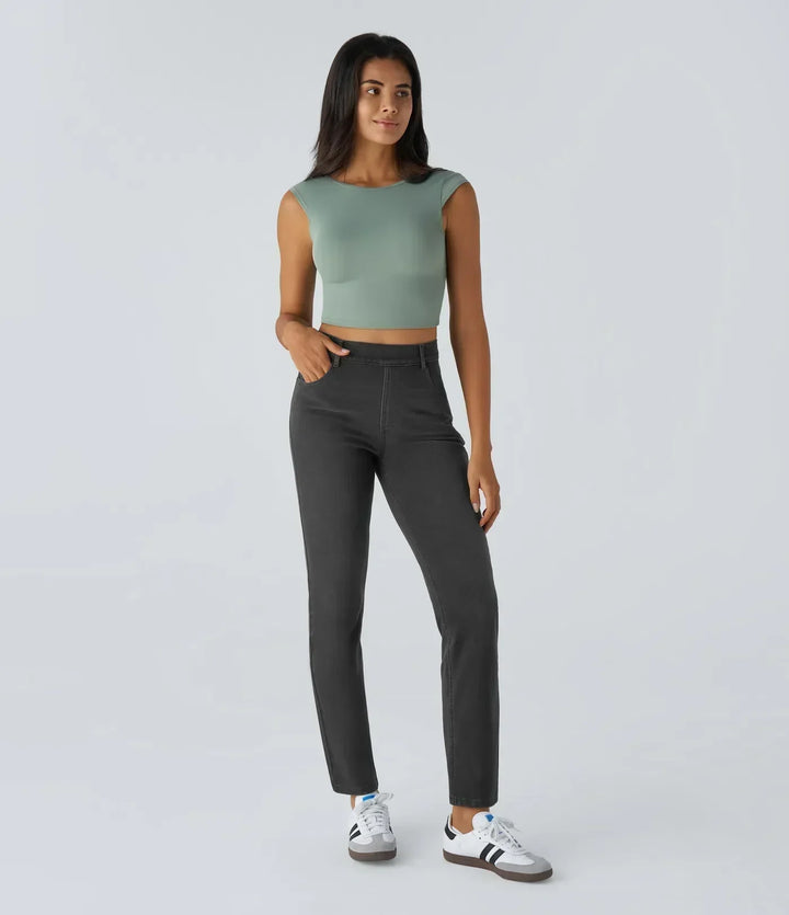 MAÏRA | Hoge Taille Ultra Comfortabele Broek met Casual Chic Stijl
