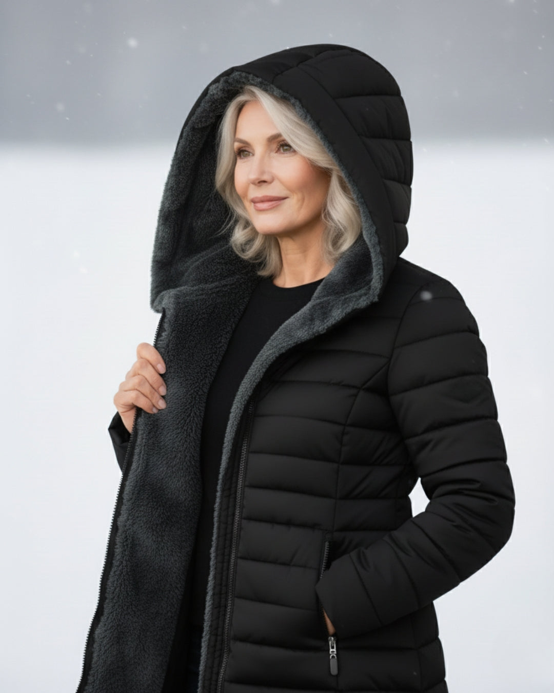 FLAIR | Pufferjas gevoerd met fleece