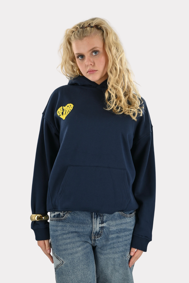 Love tigers hoodie - navy