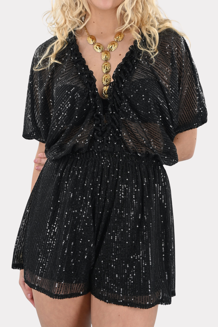 Moonlight playsuit - zwart