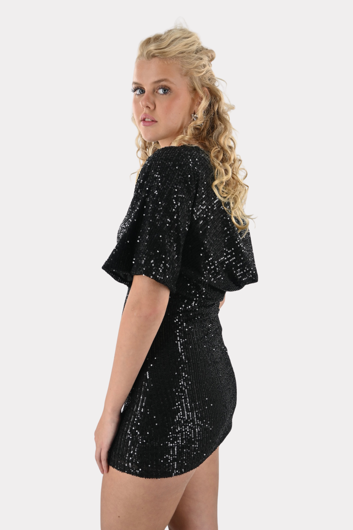 Disco dream dress - zwart