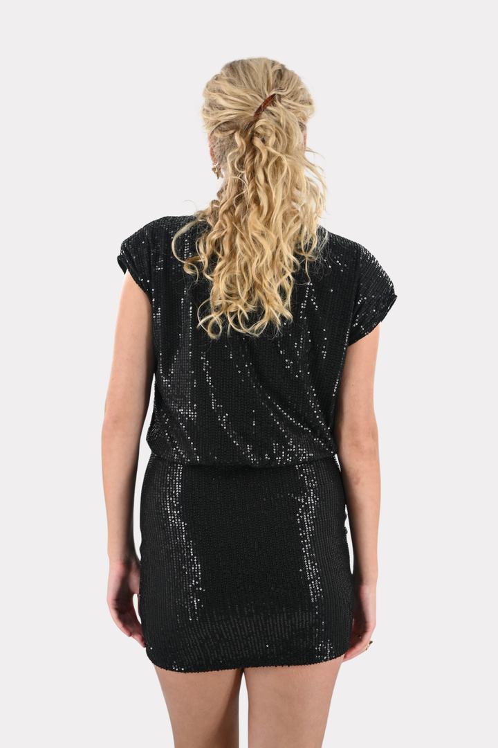 Starshine dress - zwart