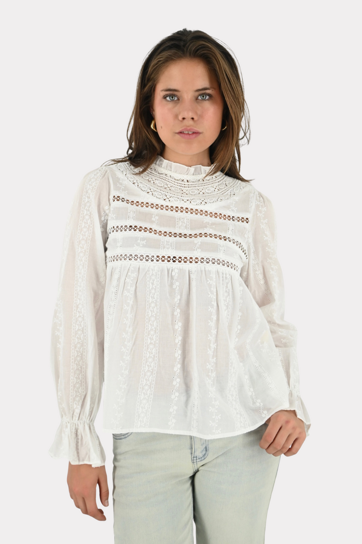 Amalien blouse - wit
