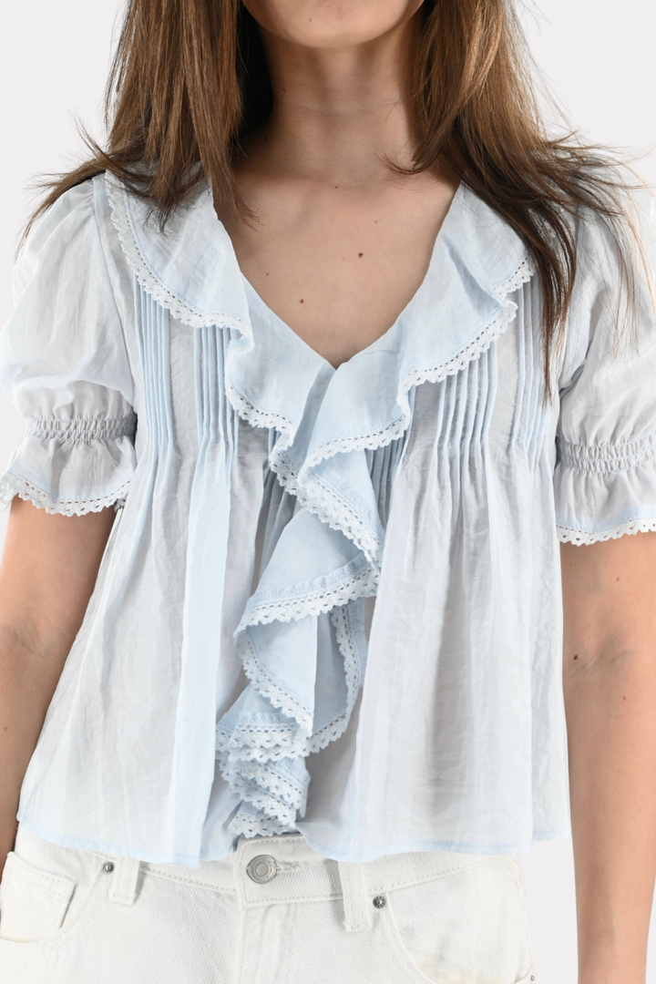 Sky blouse - licht blauw