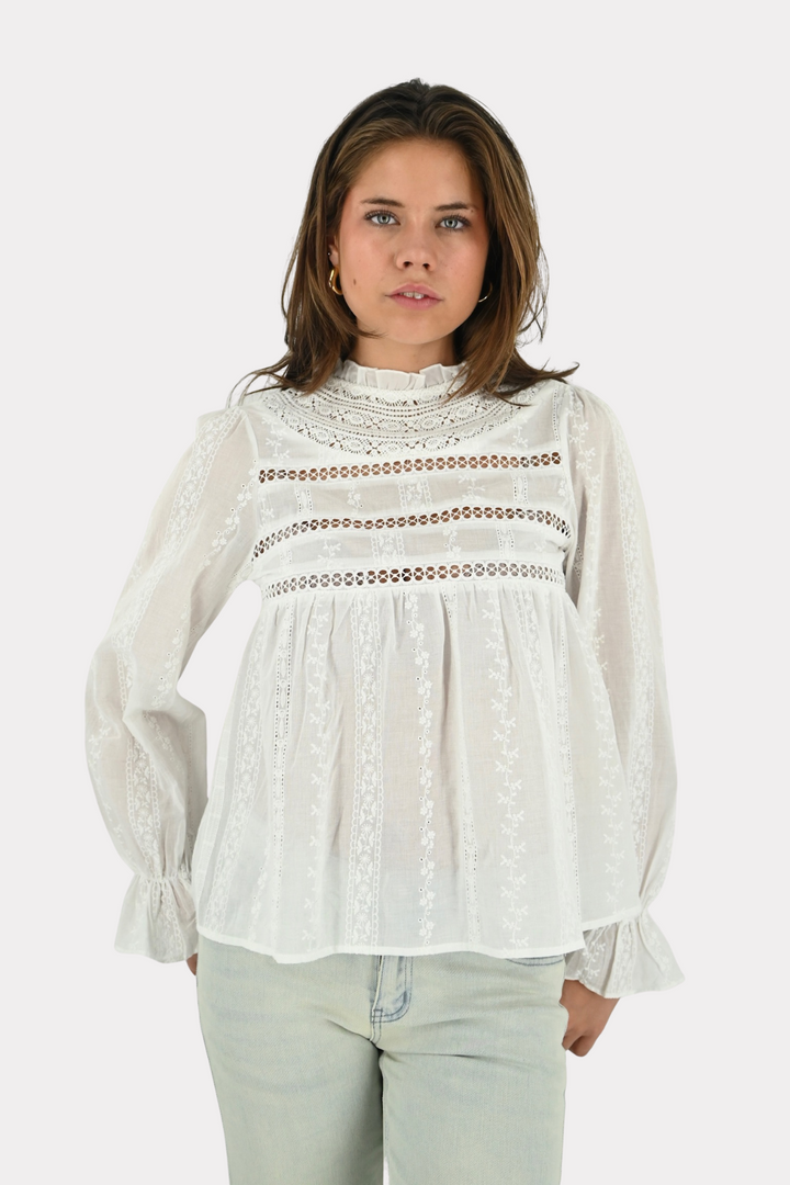 Amalien blouse - wit