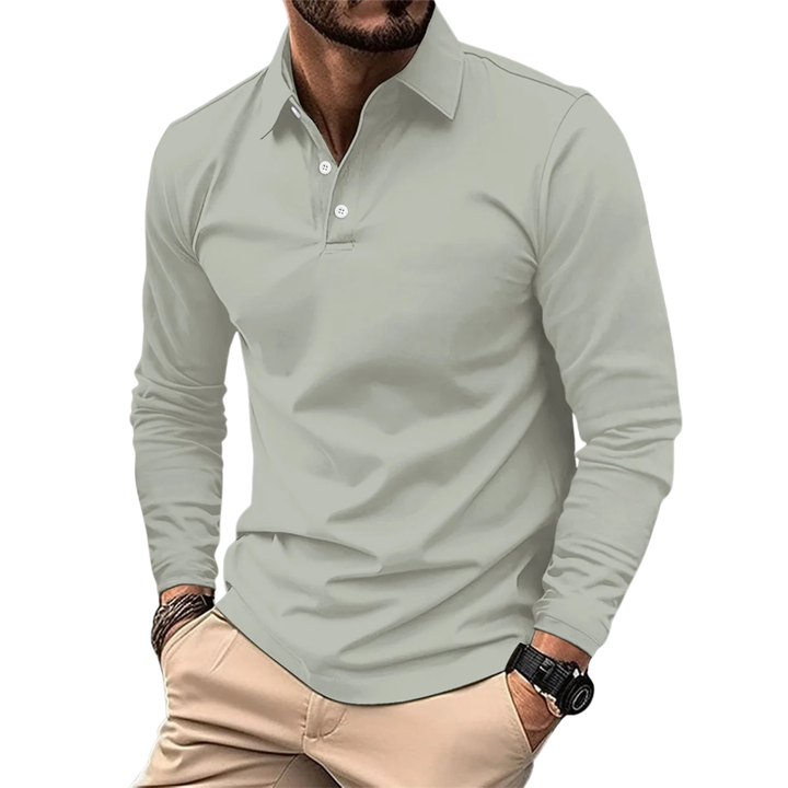 RODERICK | LUXE LANGERMIGE POLO VOOR HEREN