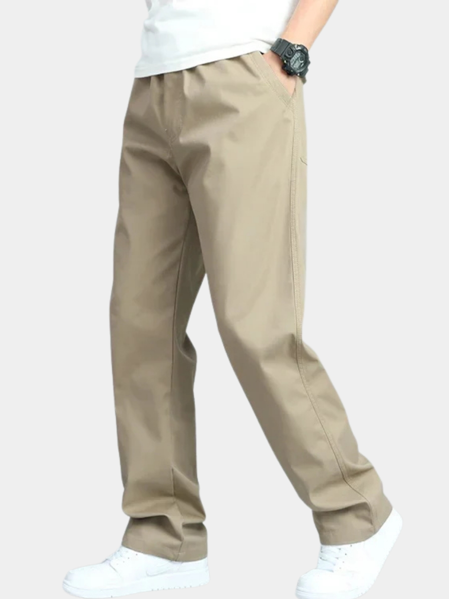 MAISON LORÉA | LOOSE-FIT KATOENEN BROEK