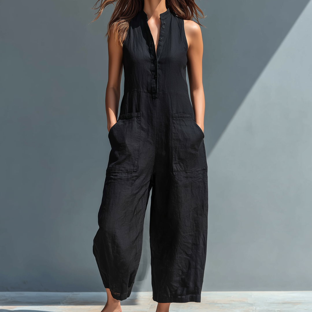 Lucinda | Elegante Mouwloze Jumpsuit